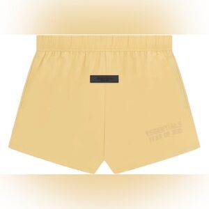 FEAR OF GOD ESSENTIALS WOMEN'S RUNNING SHORT | Color:LIGHT TUSCAN | NEW/NWT🔥🔥